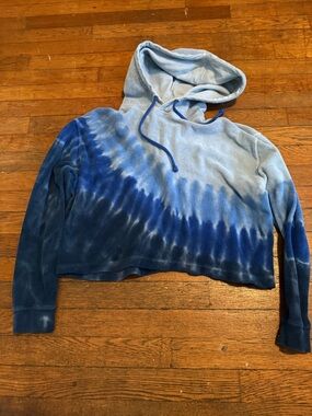TomboyX Tie Dye Blue Pullover Hoodie